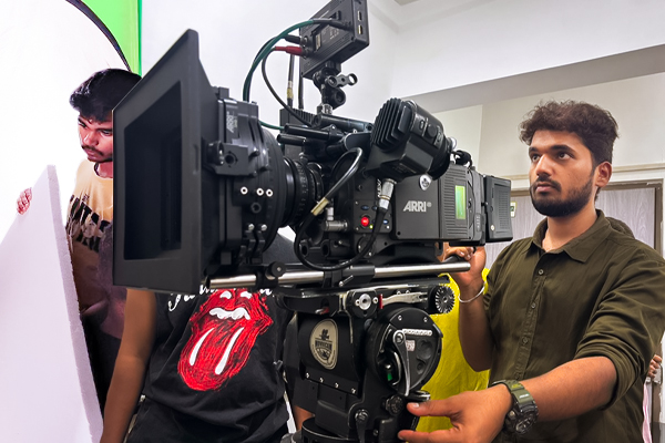 Professional film equipment available for students at MDFA